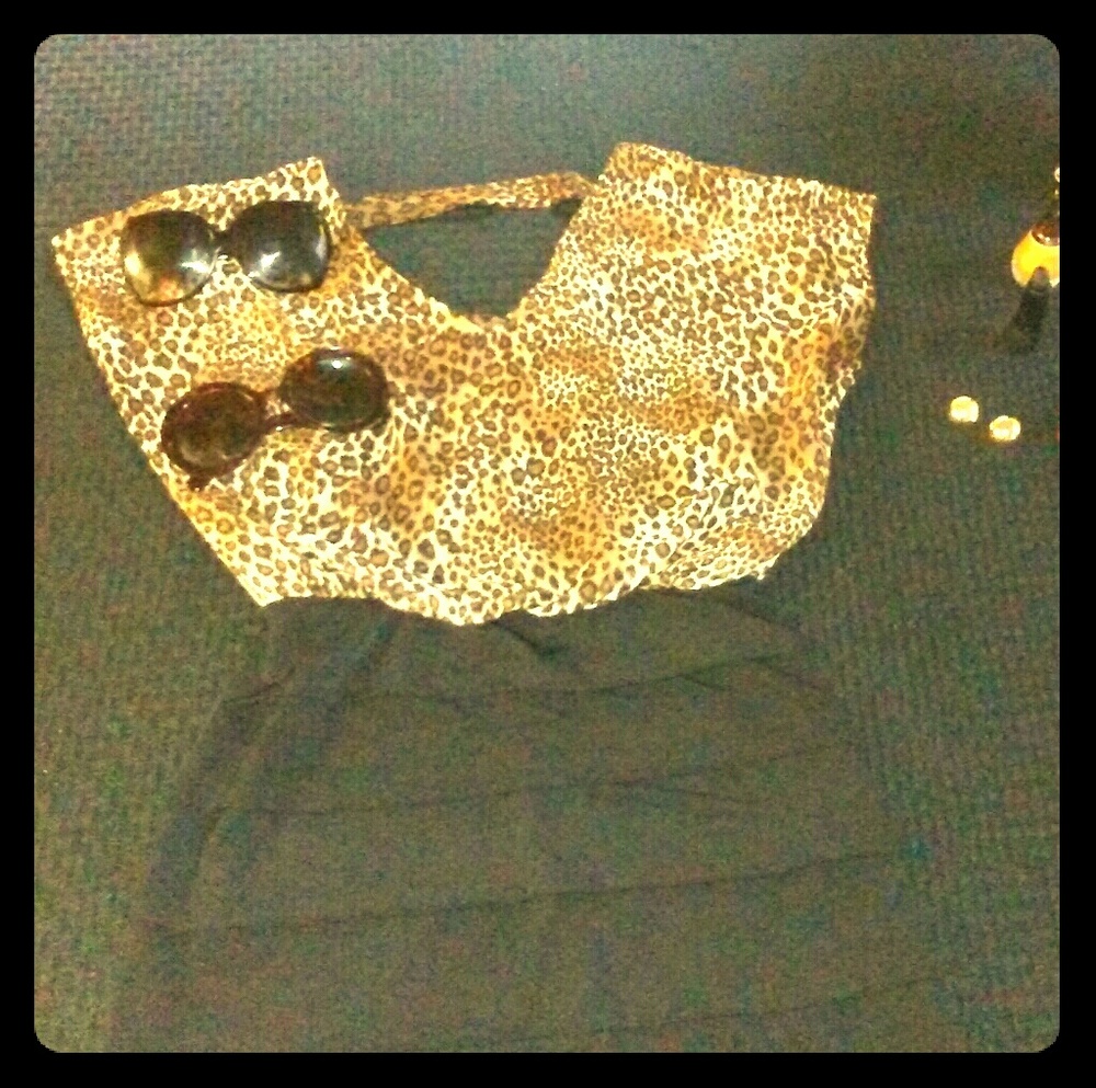 Leopard print dress